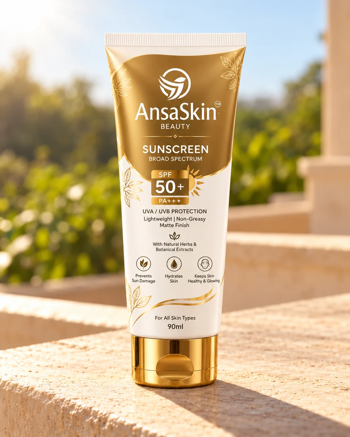 Lightweight, non-greasy, matte finish